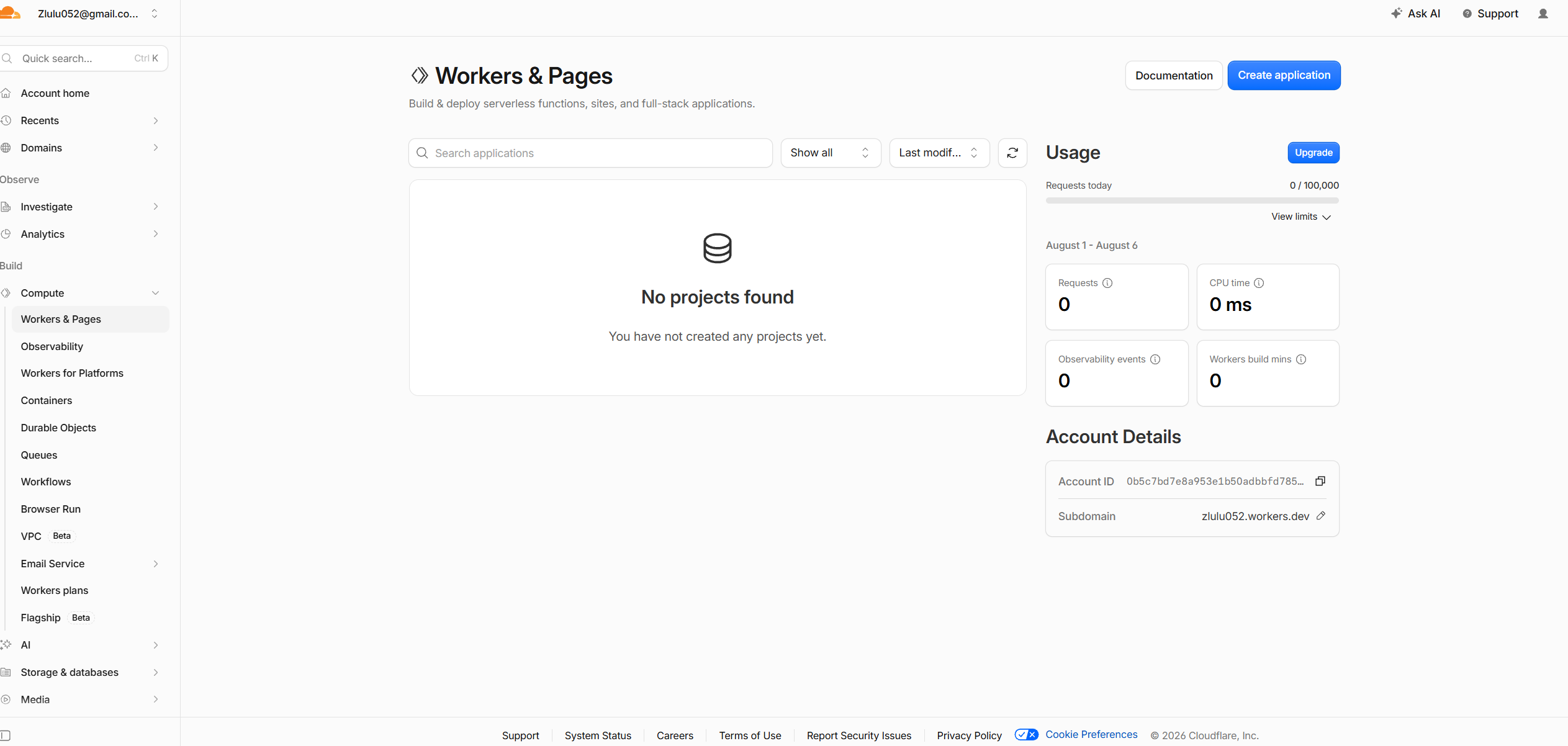 进入 Workers & Pages